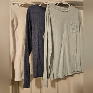 Vineyard Vines Long Sleeve Shirts Boys Size Small. Set Of 3.